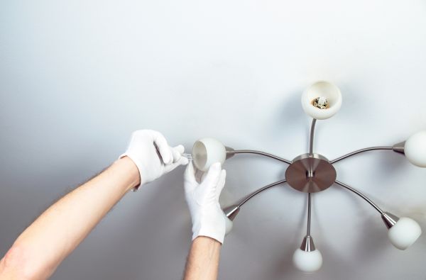 Cost of Chandelier Bulb Installation in Monroe